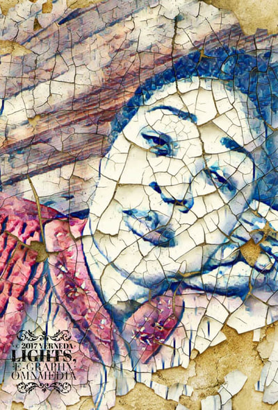 9. "Gullah Me: Grace. Under Pressure," by Verneda Lights. (2017). Digital photography, photomontage, digital painting. 10 x 14.22 in.