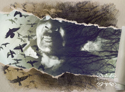 6. Gullah Me: Escape, by Verneda Lights. (2017). Photomontage, digital painting. 10 x 7.3 in.